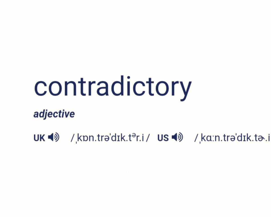 [contradiction]contradiction同义词