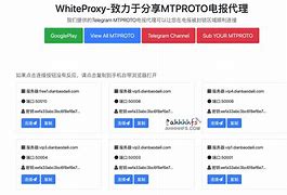 国外免费mtproto代理，mtproto proxy免费