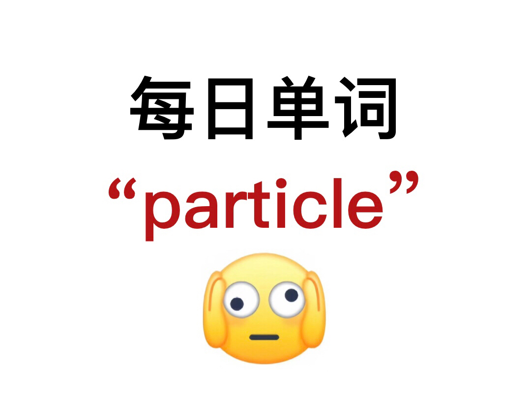 particle翻译，particular翻译